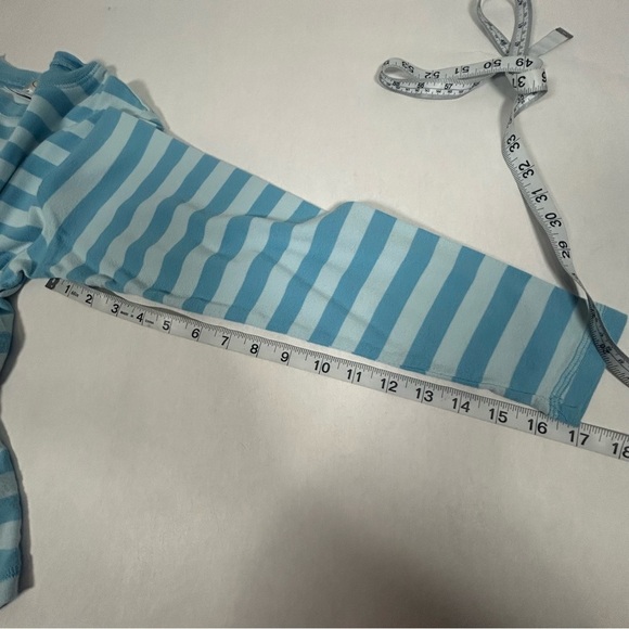 2 for$15 Talbots Light Blue Striped Top - Picture 3 of 9